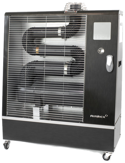 Airrex AH-200i infrarød dieselvarmer 13kW - Varmer opptil 900m3