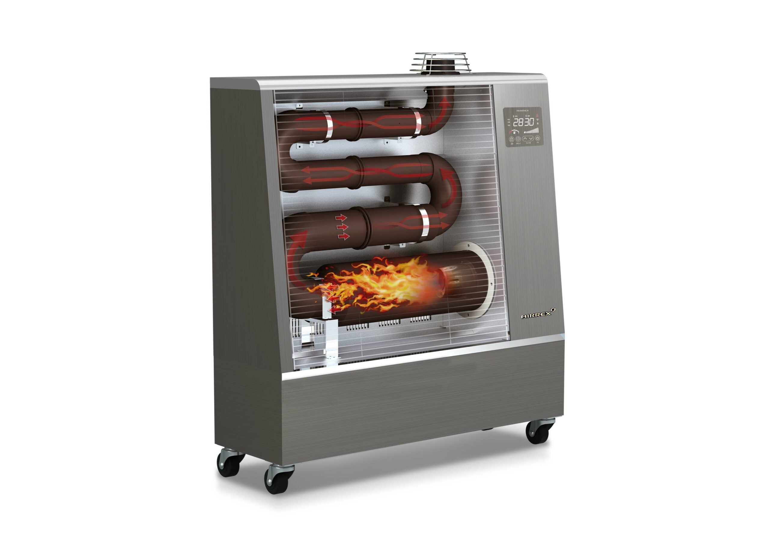 Airrex AH-300i infrarød dieselvarmer 15kW - Varmer opptil 1500m3