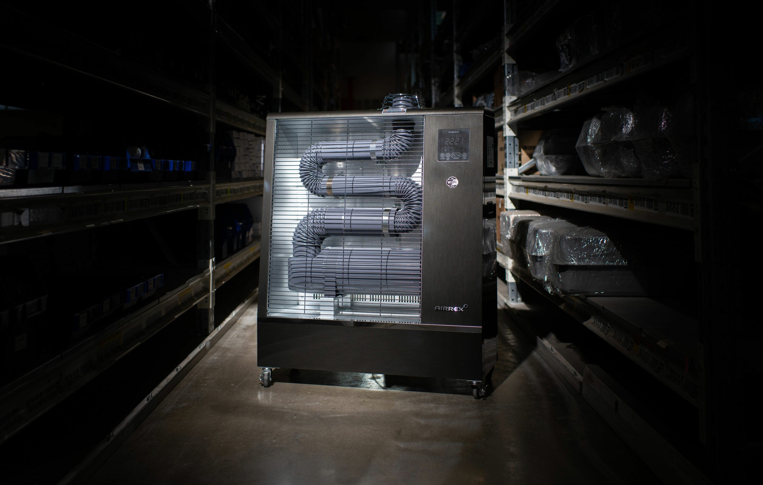 Airrex AH-200i infrarød dieselvarmer 13kW - Varmer opptil 900m3