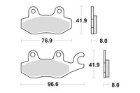 SBS Brakepads Racing Sintered – bilde 1