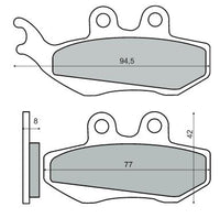 Tec-X Brake pads Fram – bilde 1