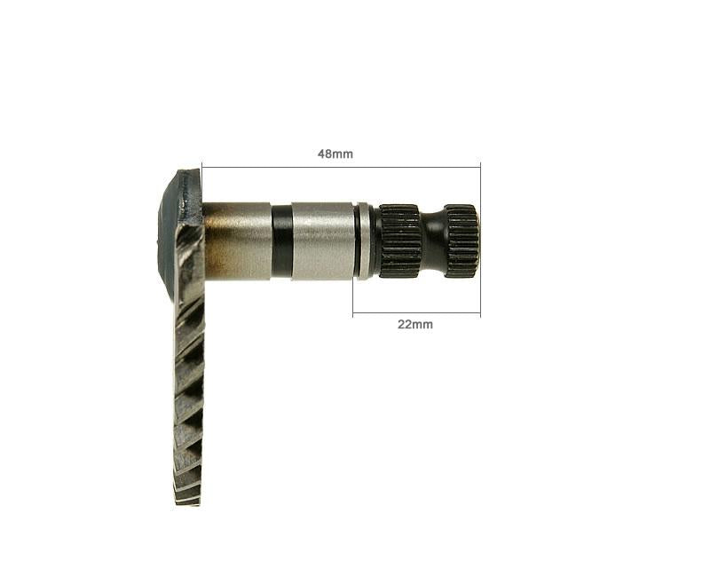 Kickaksel 48/22 mm Kina-scooter 4-takt 50cc / Peugeot / SYM