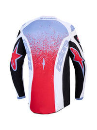 Alpinestars Trøye Fluid Drag Svart/Hvit/Blå/Rød Fluo – bilde 2