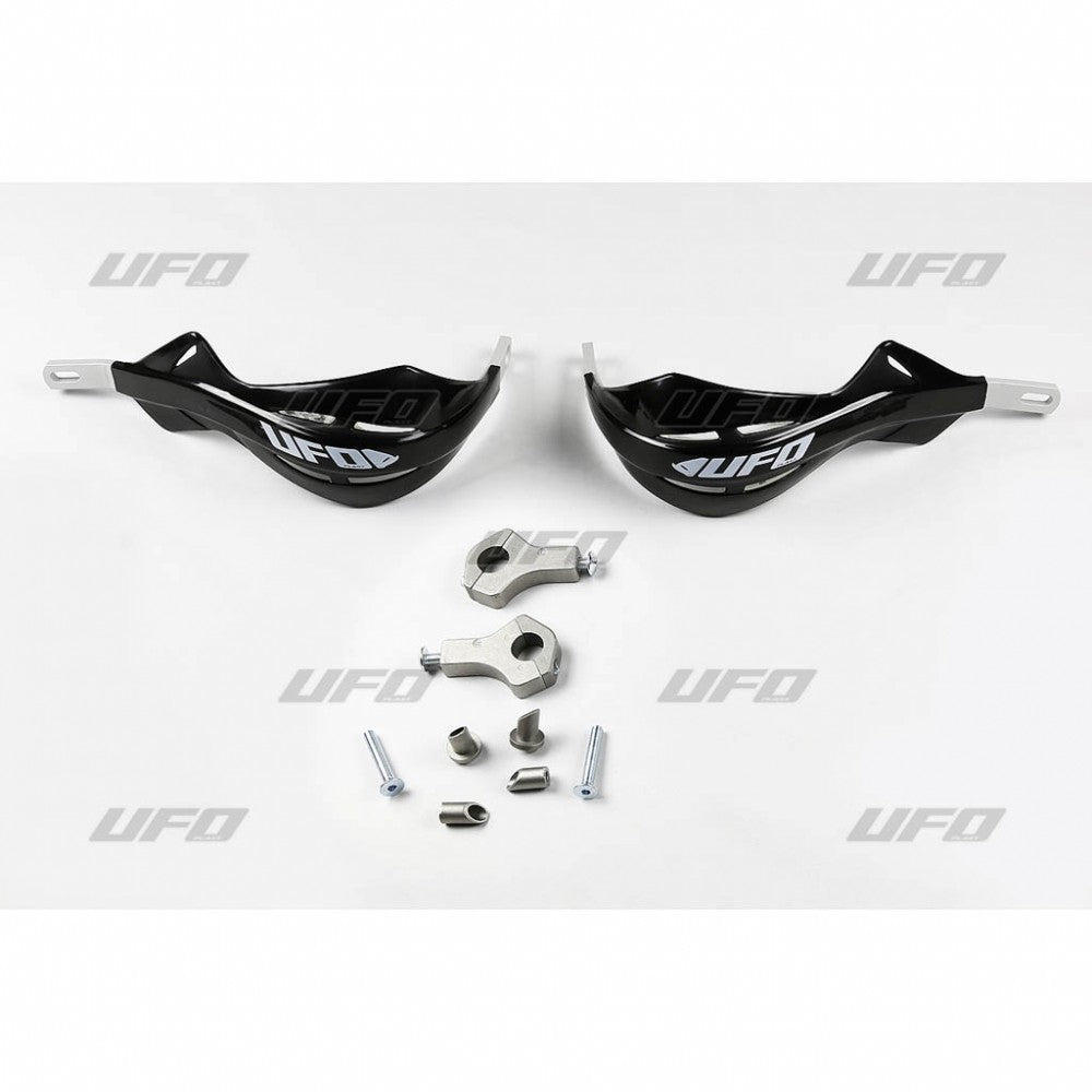 UFO Handguards Alu Svart whit Alu inside 22 MM