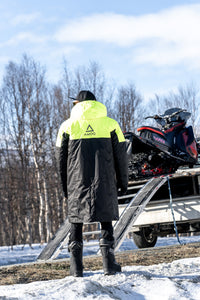 AMOQ Apex Racing Pit Coat Sort/Hivis 2XL – bilde 3