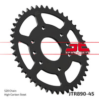 JT Sprockets JT Bak Drev ZBK - Svart Zinc JTR890.45ZBK – bilde 1