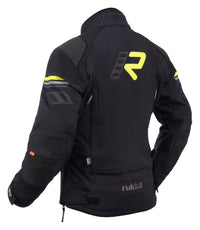 Rukka ARMATOU-R Jakke Svart/Gul – bilde 3