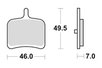 SBS Brakepads Sintered Bak – bilde 2