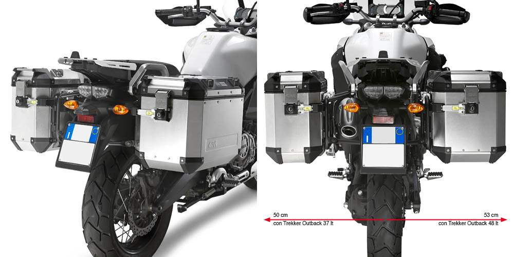 Givi Rør pannier Holder for Trekker Outback Yamaha XT1200ZE Super Tenere (14