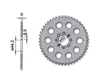 Forte Bak sprocket, 48 teeth (420), Ø44mm – bilde 1