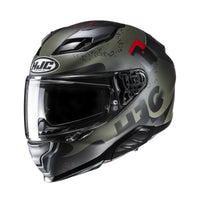 HJC Hjelm F71 Faco Grønn/Svart MC1SF – bilde 1