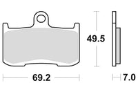 SBS Brakepads Evo Sinter – bilde 1