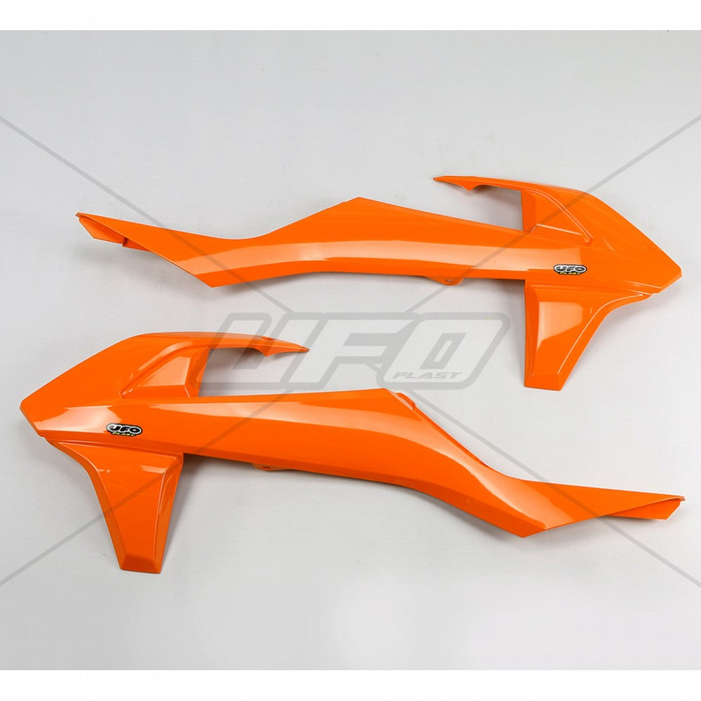 UFO Kjøler covers KTM125-525 SX/SXF 16-18 EXC/EXC-F 17-19 Oransje 127