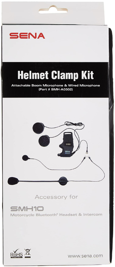 Sena Hjelm Klemme Sett - Attachable Boom mic & Wired mic