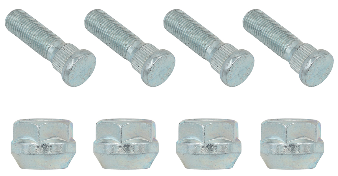 Bronco Bolt and Mutter Sett for Wheelspacers 3/8"-24 x 42mm (4pcs)