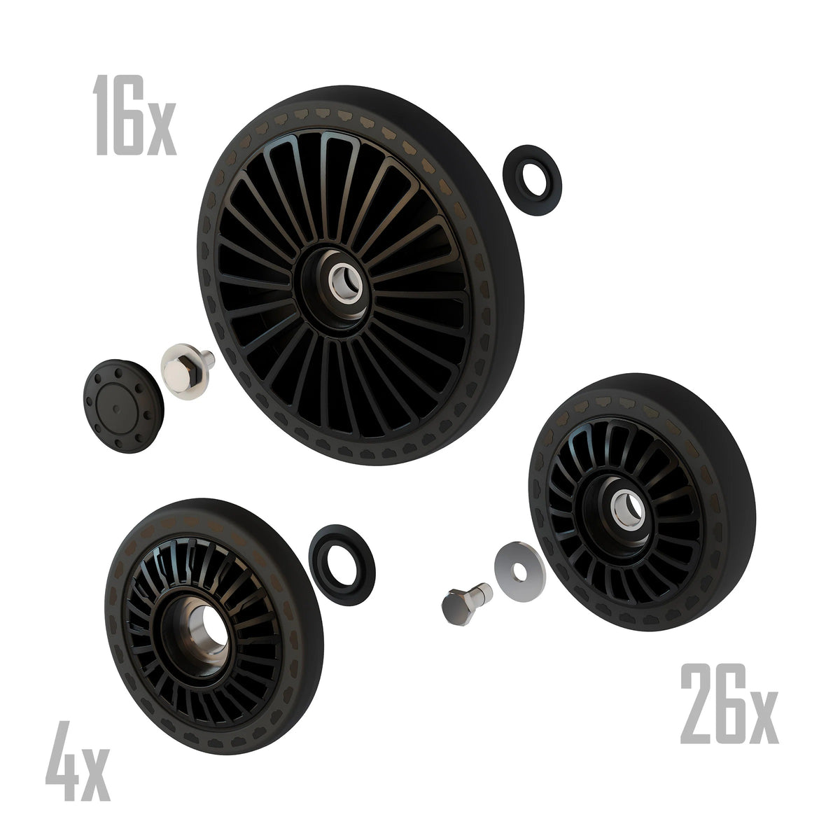 Camso S-Kit - Komplett Camso X4S wheels Sett