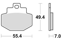 SBS Brakepads Ceramic (772HF) – bilde 2