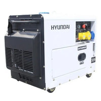 HYUNDAI DHY6000SE Strømaggregat 5300W - El. start - Diesel – bilde 1