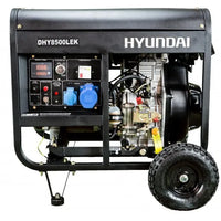 HYUNDAI DHY8500LEK Strømaggregat 6500W - El. start - Diesel – bilde 1