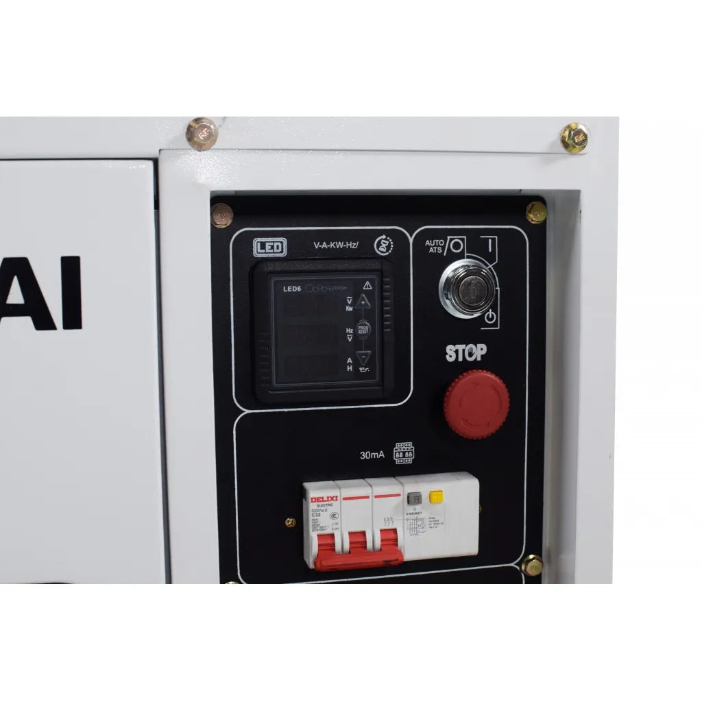 HYUNDAI DHY8600SE-T Strømaggregat 7900W - El. start - Diesel