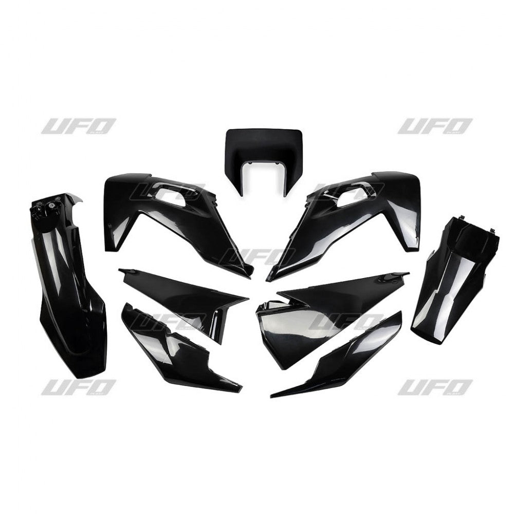 UFO Plastic Sett 5-parts Svart 001 HVA TE/FE 125-501 20-23