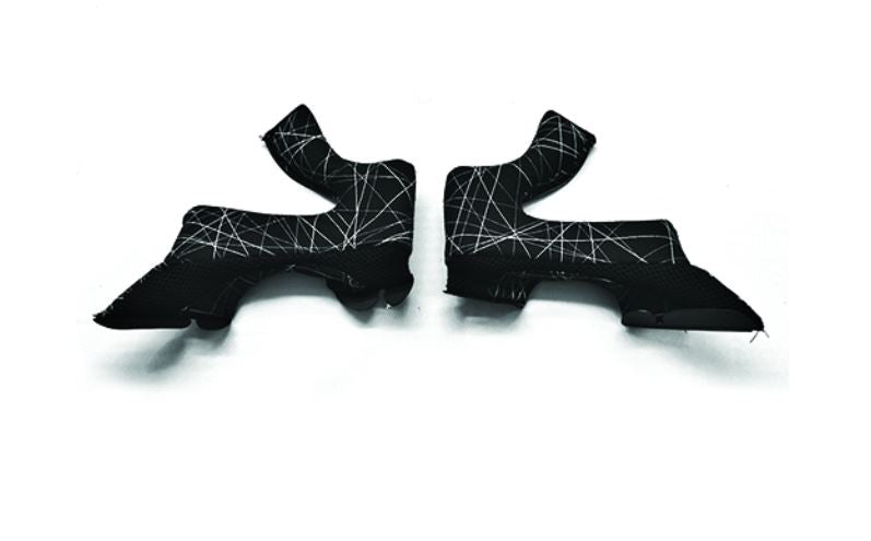 Airoh Twist washable cheek pads graphic Svart