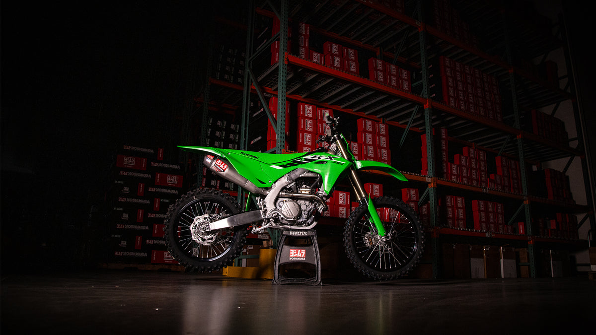 Yoshimura Full System Kawasaki KX250F 2025 Rs-12 FS SS/SS/CF