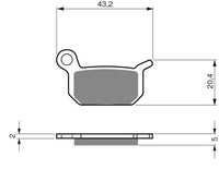 Goldfren Bremseklosser 190 Ceramic Carbon K1 – bilde 1