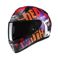 HJC Hjelm C10 Fop Svart/Oransje MC7SF – bilde 1