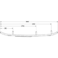 Sno-X Ripper Four Glideskinne 4" Hardmetal – bilde 1
