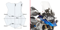 Givi Strengthening Sett for 5108DT Vindskjerm – bilde 1