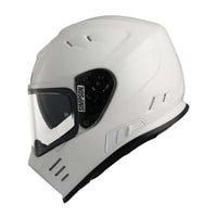 Simpson Hjelm Venom 06 Solid gloss Hvit – bilde 2