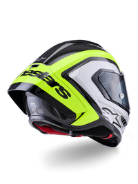 Alpinestars Hjelm Supertech S-R10 Arius Svart/Silver/Fluo Gul – bilde 3
