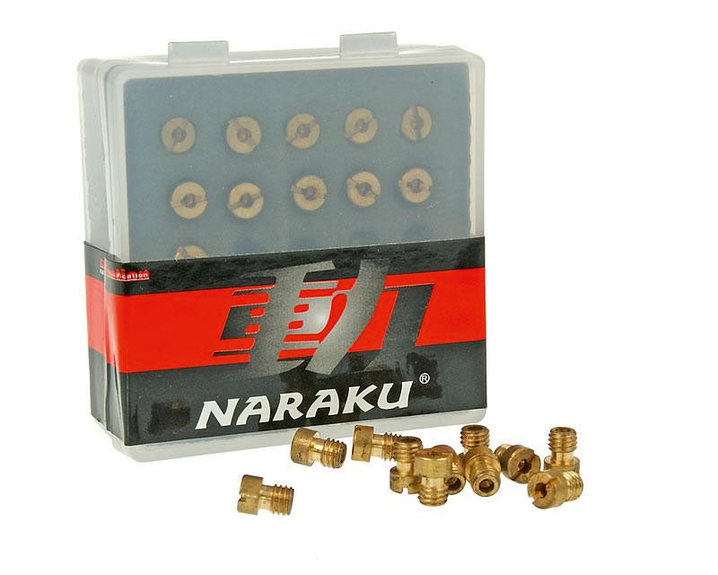Naraku Main Jet Sett 5mm #80 - #100 (11pcs) Fits: Dellorto