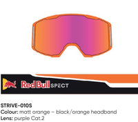 SPECT Rød Bull Strive MX Goggles Single Linse Svart/Oransje Lilla – bilde 1
