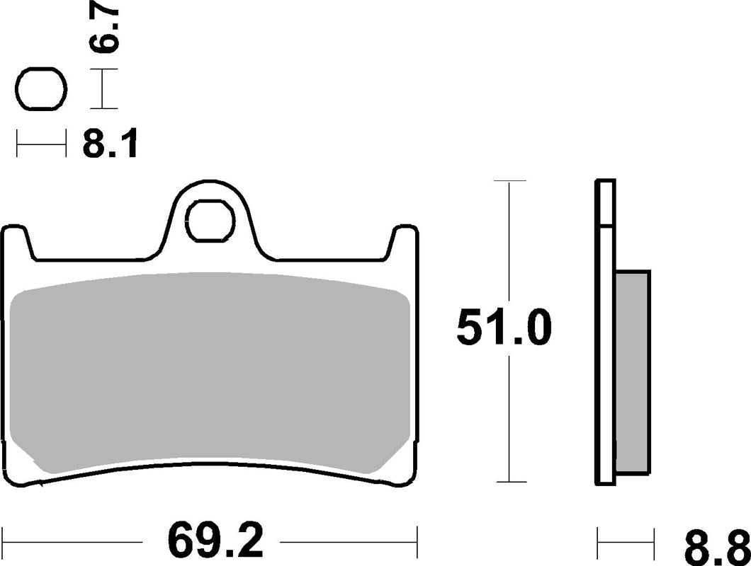 SBS Brakepads Racing Sintered