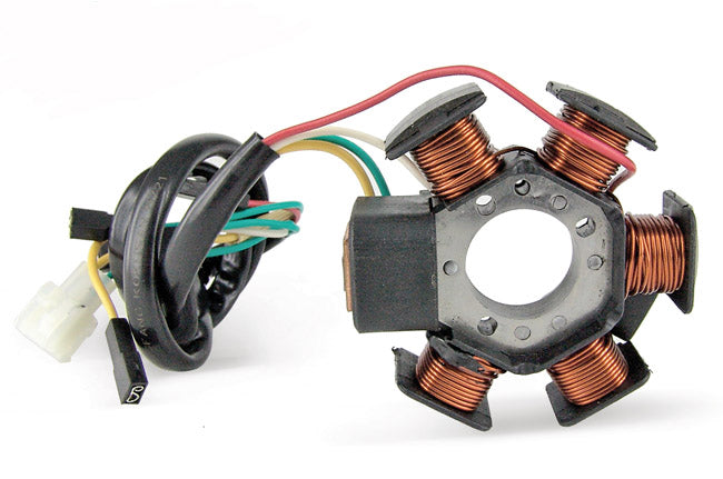 TNT Stator Ducati-model Minarelli AM6 / Derbi motor EBE EBS D50B