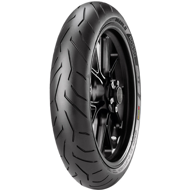 Pirelli Diablo Rosso II 120/70 ZR 17 M/C (58W) TL Fr. (K - All Brands
