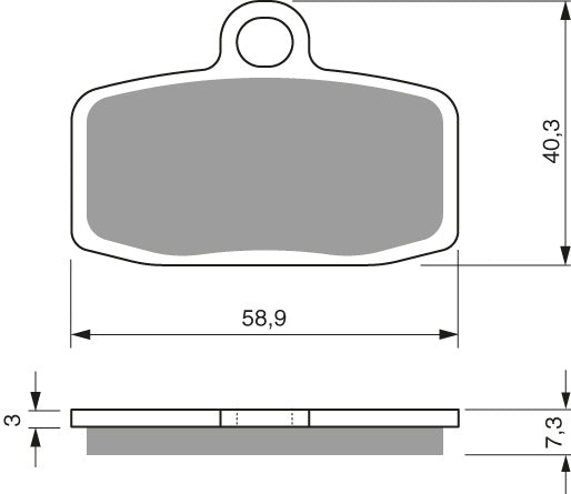 Goldfren Brake Pads 307 Ceramic Karbon AD