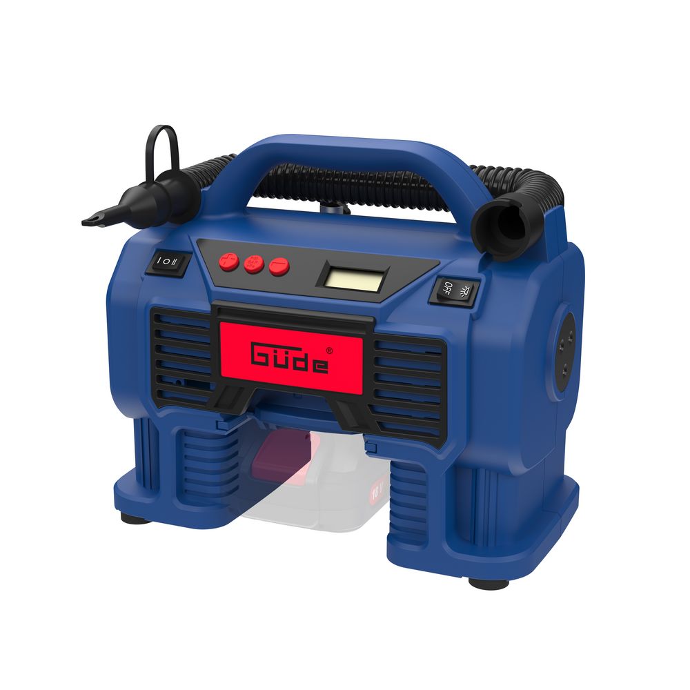 Güde 18V Bilpleiepakke - Kompressor + Poleringsmaskin + batteri