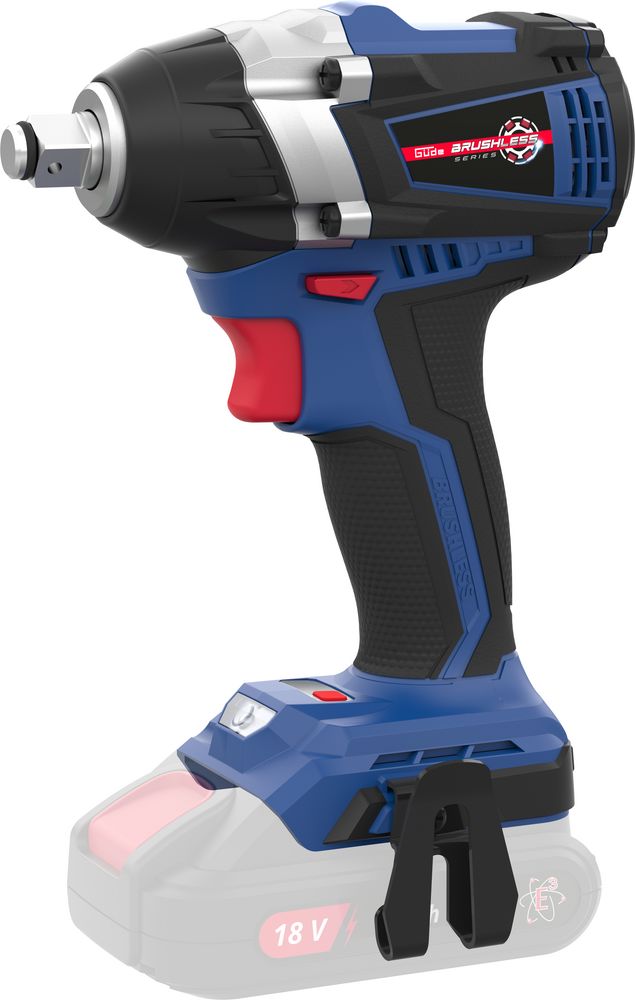 Güde 18V Proff-startpakke - Slagboremaskin + Muttertrekker + batteri