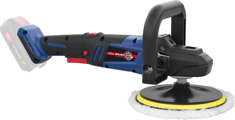 Güde 18V Bilpleiepakke - Kompressor + Poleringsmaskin + batteri