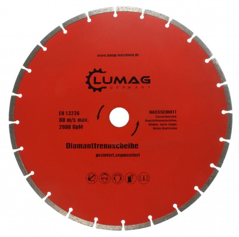 Lumag Diamantskive 350mm segmentert