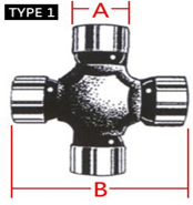 Bronco U-Joint Can Am 25,02 x 64,71mm