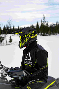 AMOQ Caliber V2 Jakke Sort/Hivis gul S – bilde 2