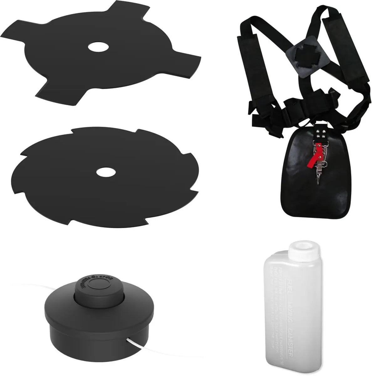 Güde Tyskland 52cc / 2HK Bensin Ryddesag / trimmer - Bæresele + Flere blad