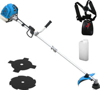 Güde Tyskland 52cc / 2HK Bensin Ryddesag / trimmer - Bæresele + Flere blad – bilde 1