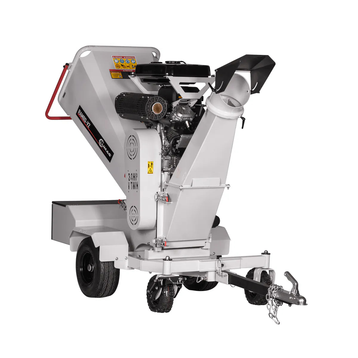 Lumag V-TWIN PROFF 999cc 34HK Ø15cm Selvmatende Flishugger