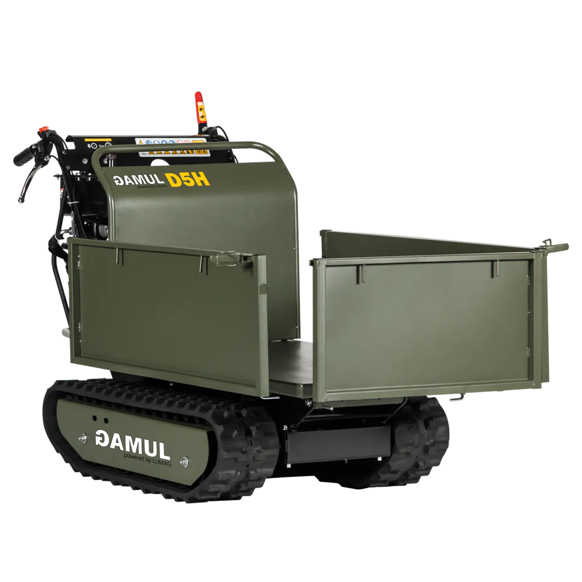 Lumag 500kg Beltedrevet Dumper M/Hydraulisk tipp - Multi-kasse
