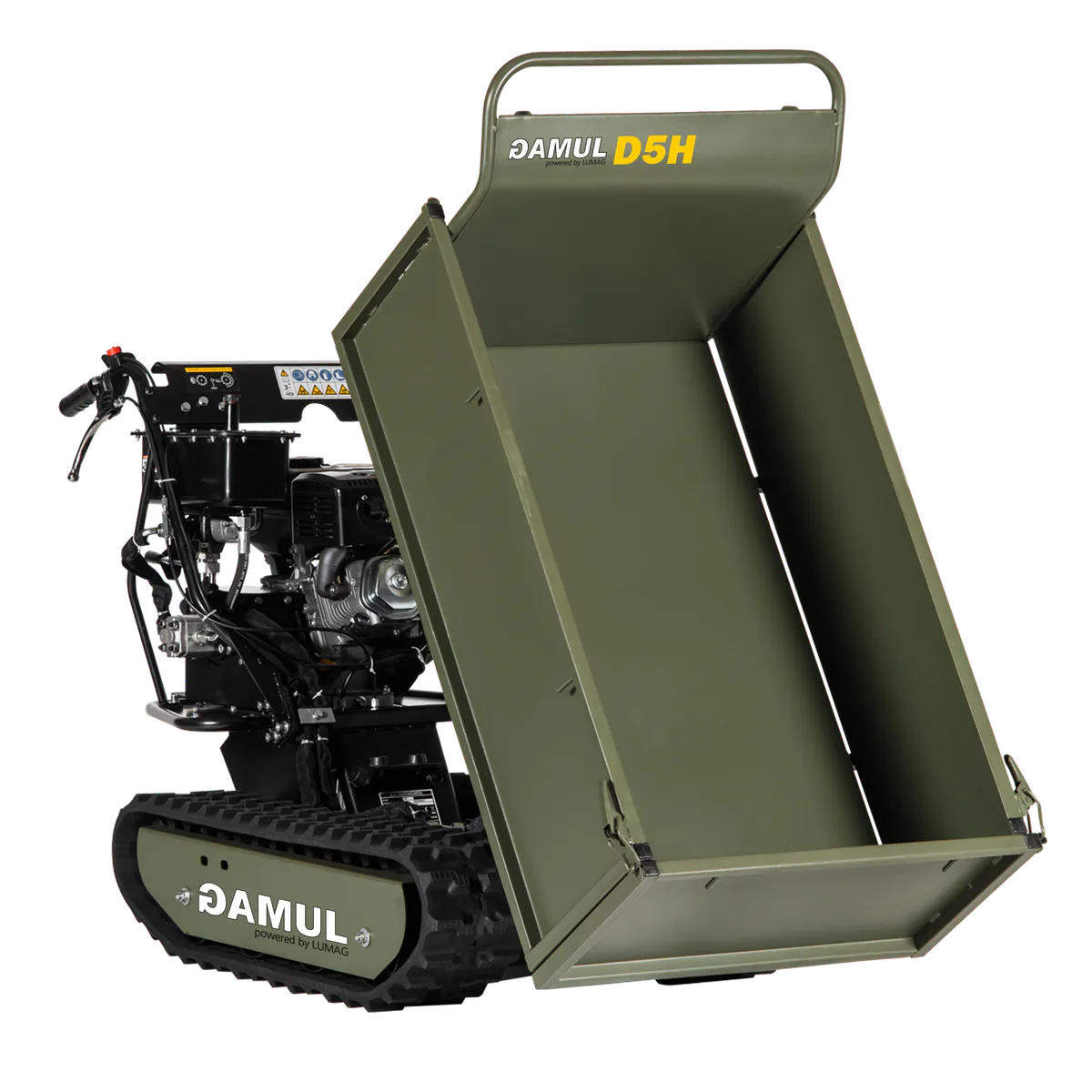 Lumag 500kg Beltedrevet Dumper M/Hydraulisk tipp - Multi-kasse